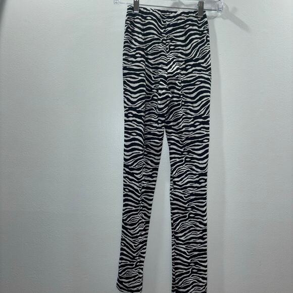 Ronny Kobo x REVOLVE “Alessandra” Zebra Split-Hem Pants – Size XS - Picture 6 of 13